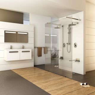 Душевая перегородка Ravak ST Walk-In Free 1600x2000 GW9FS0C00Z1 Transparent профиль хром